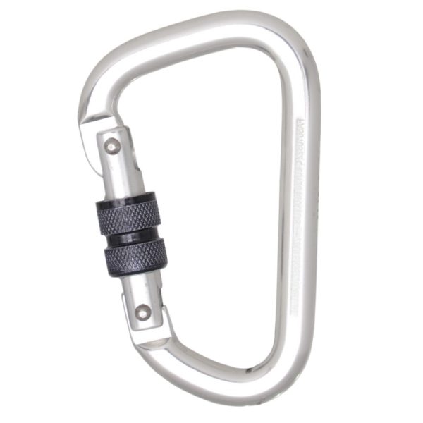 Aluminiumkarabiner mit Schraubverschluss