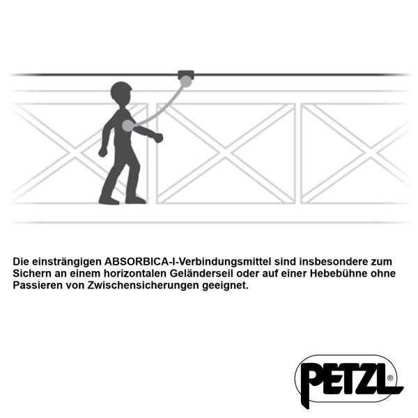 Petzl® Verbindungsmittel ABSORBICA I 150