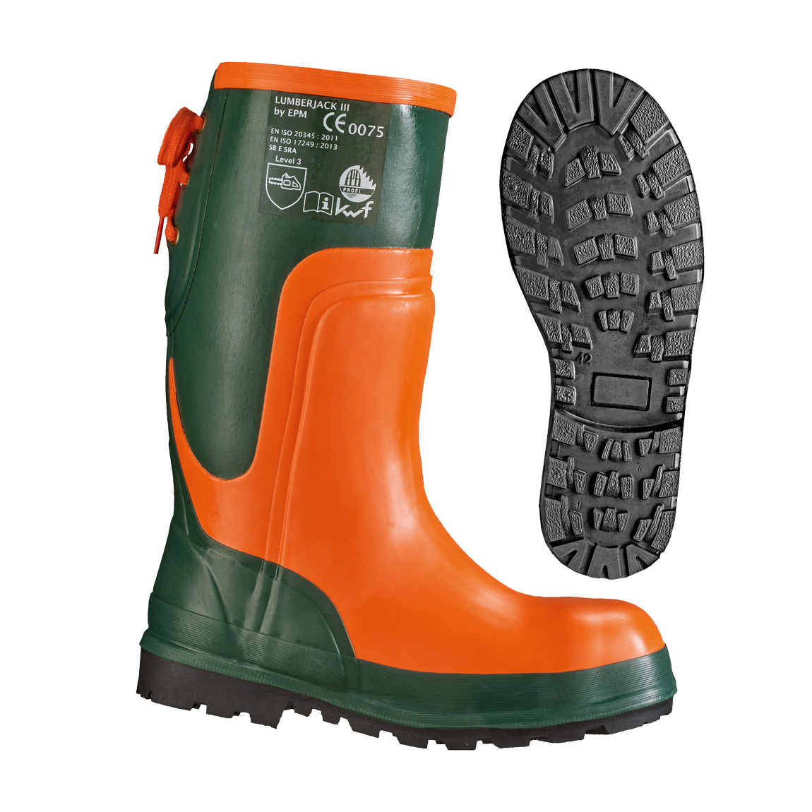 ULME Waldarbeiterstiefel | Schnittschutz Kl.3 | EN ISO 20345