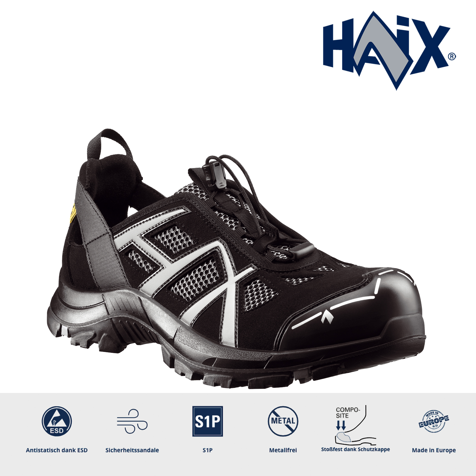 Haix® Black Eagle Safety 61 low S1PS – Sicherheitsschuhe
