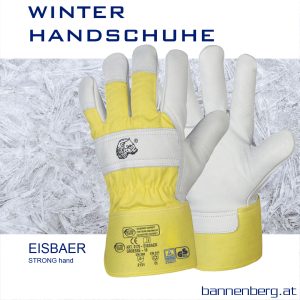 Winterhandschuh EISBÄR aus Rindvollleder