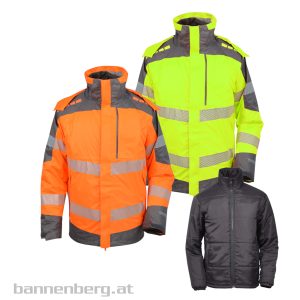 High-Viz Winterjacke 3-in-1 – EN ISO 20471 | leicht & Warnschutz