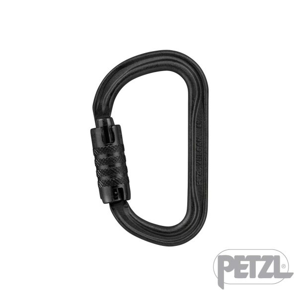 Petzl Stahlkarabiner VULCAN Triact-Lock schwarz