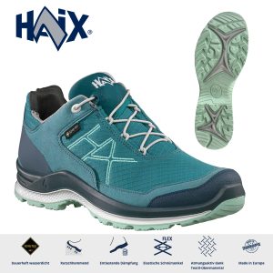Haix® Damen Black Eagle Adventure 3.0 GTX Ws low teal-mint