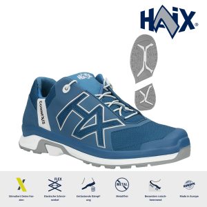 Haix® CONNEXIS Air 2.0 low/blue-silver