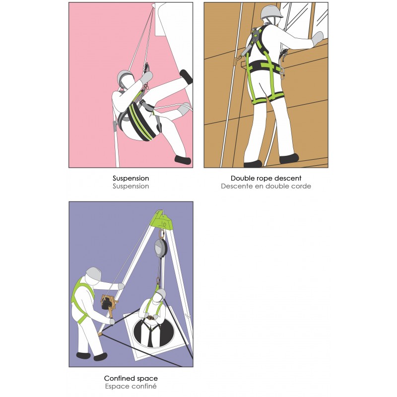 MUNE 3R Auffanggurt – Mit Rettungsgurt, EN 361 & EN 1497 (Kopie) – Bild 3