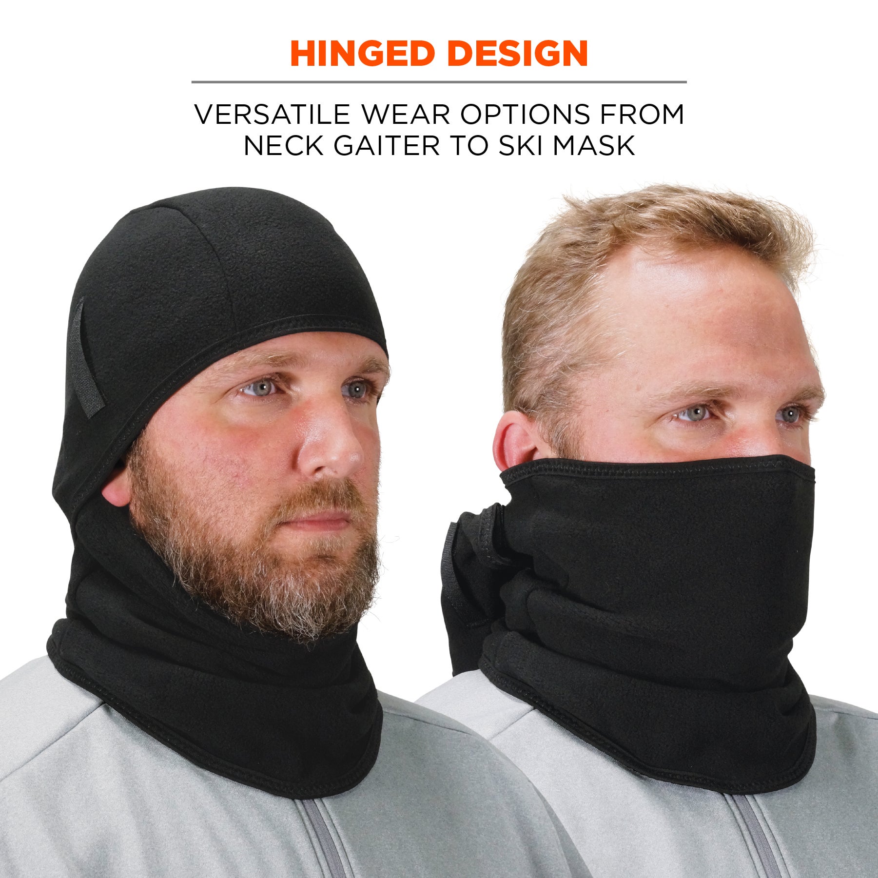 Balaclava Gesichtsmaske / Sturmhaube 2-teilig – Fleece-Kälteschutz für Arbeit & Outdoor – Bild 6