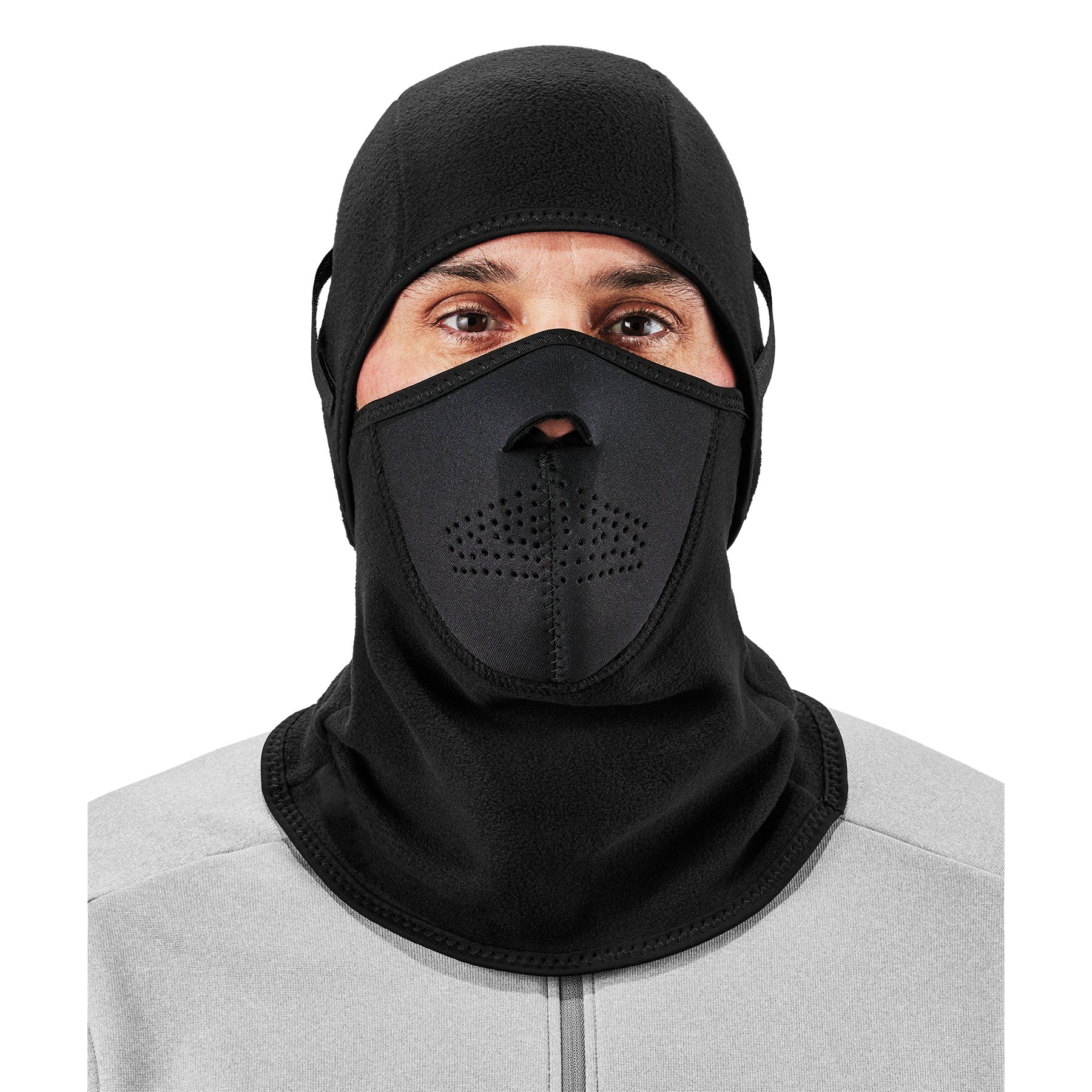 Balaclava Gesichtsmaske / Sturmhaube  2-teilig Fleece/Neopren – atmungsaktiver Kälteschutz – Bild 5