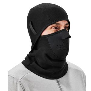 Balaclava Gesichtsmaske / Sturmhaube  2-teilig Fleece/Neopren – atmungsaktiver Kälteschutz