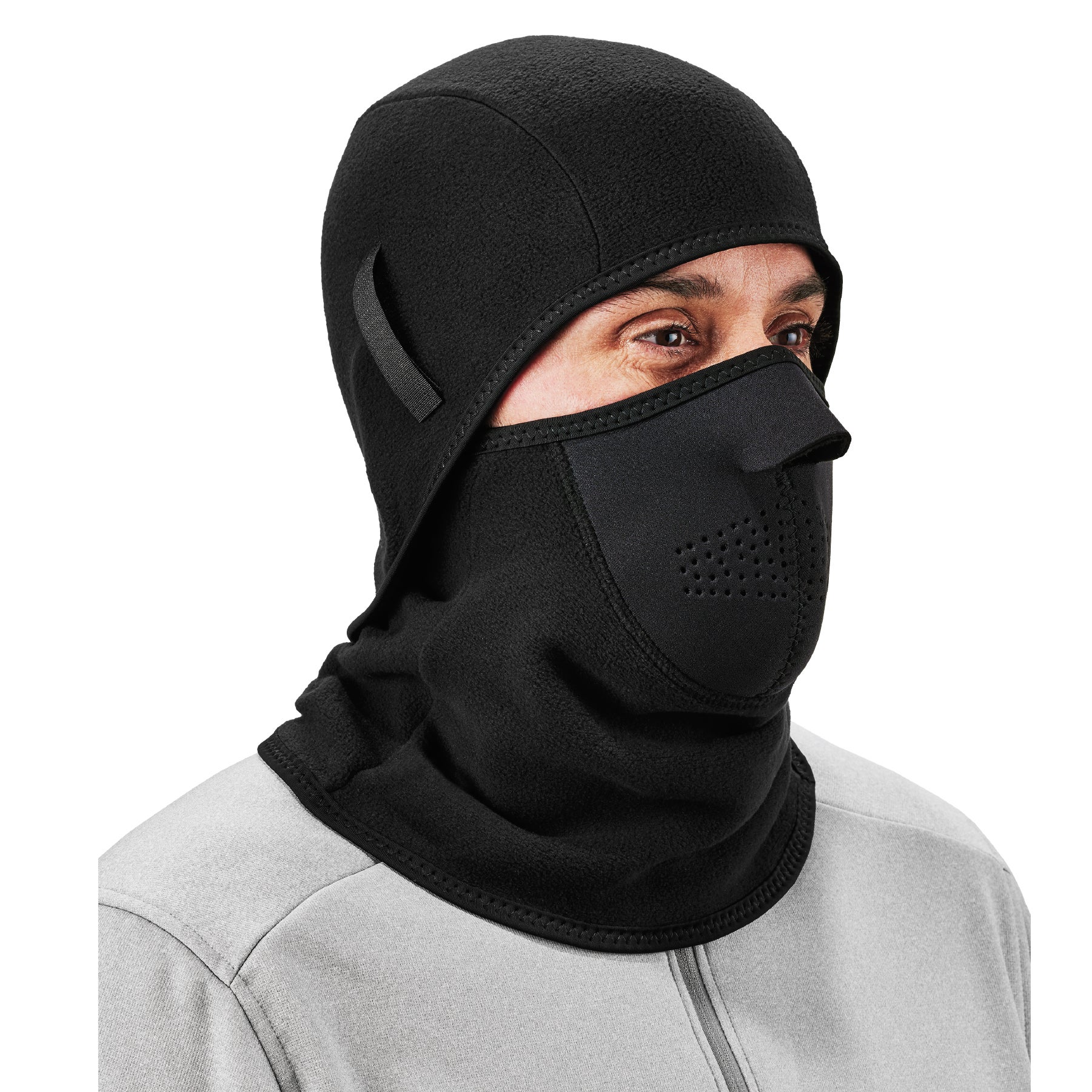 Balaclava Gesichtsmaske / Sturmhaube  2-teilig Fleece/Neopren – atmungsaktiver Kälteschutz
