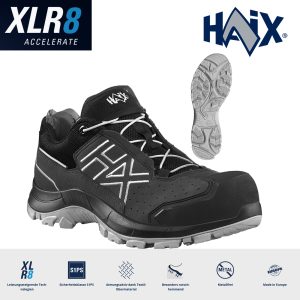 Haix® BLACK EAGLE Safety 200 S1PS metallfrei | Ultraleichter grau