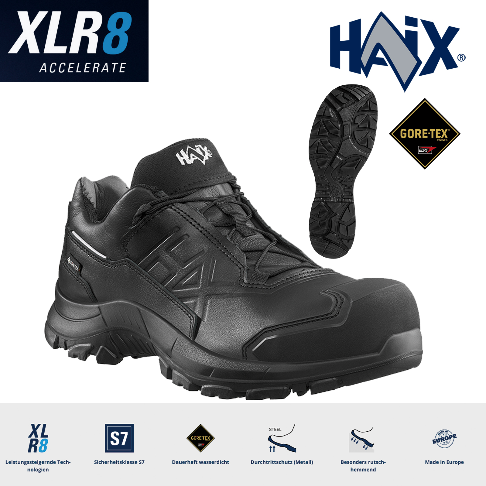 BLACK EAGLE Safety 600 | LTR, GTX, black