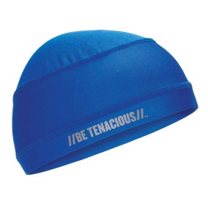 Chill-Its 6632 Kühlmütze | Helm-Unterziehmütze mit UV-Schutz - BLAU