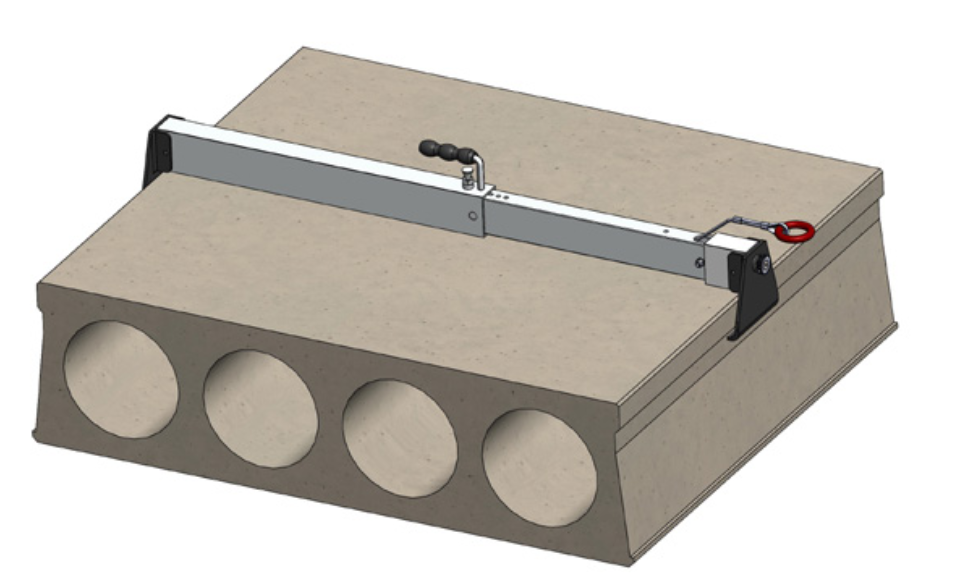 SLABGRAB Anschlagvorrichtung Betonplatte | EN795 Typ B | 3 Nutzer – Bild 2
