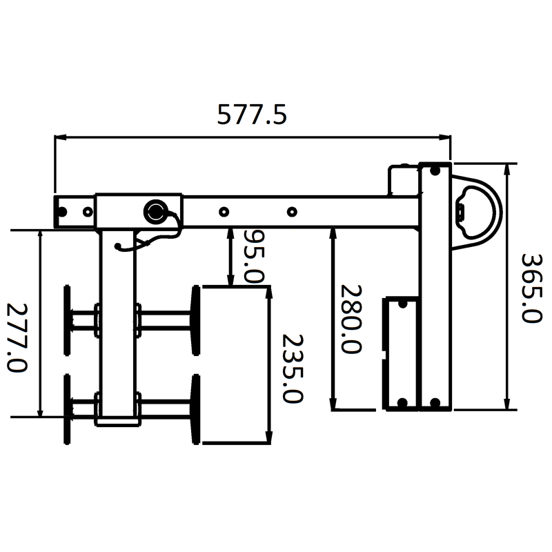 WALLUTION Verankerungspunkt Brüstung | EN795 Typ B | 23 kN – Bild 3