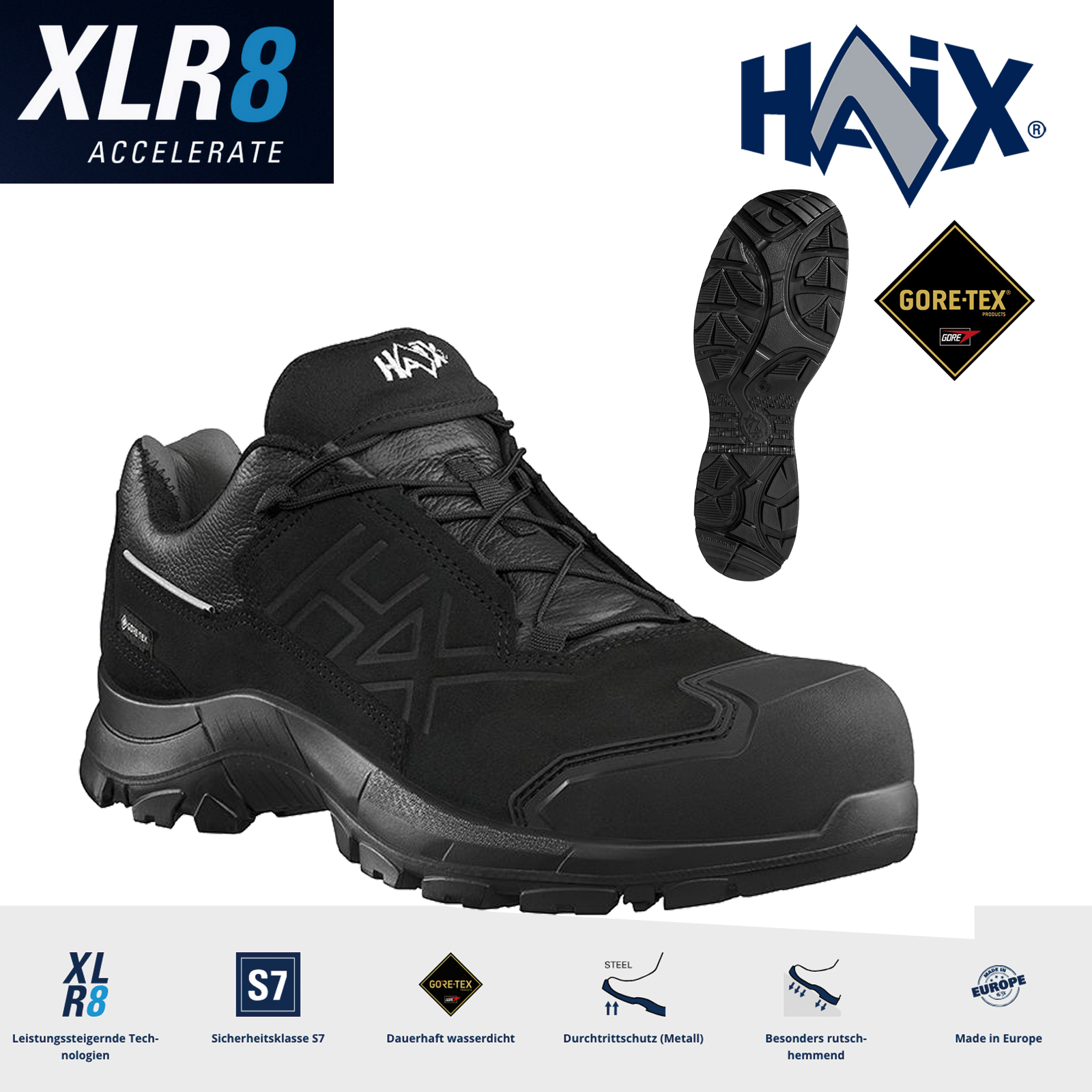 HAIX BLACK EAGLE Safety 600 GTX S7S | Sicherheitsschuh ESD